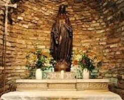 Within the scope of the Ephesus Ancient City tour, the House of the Virgin Mary.