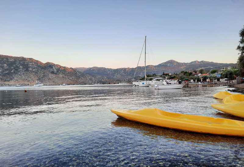 Selimiyede denize girmek için iskelesi olan yer