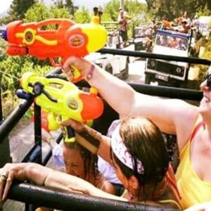 su tabancası ile eğlence jeep safari turu